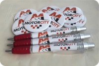 Ручка и значок MotorCity